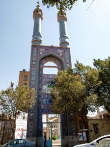 Йезд. Голубая мечеть Мохаммади. Blue mosque Mohammadi